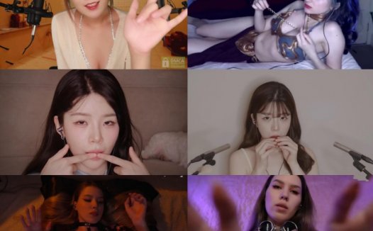 欧美Aftynrose助眠asmr博主舔耳视频43部